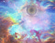 God's Eye in Vivid Universe Fine Art Print by Bruce Rolff