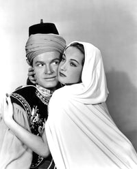 Road To Morocco Fine Art Print featuring Bob Hope and Dorothy Lamour