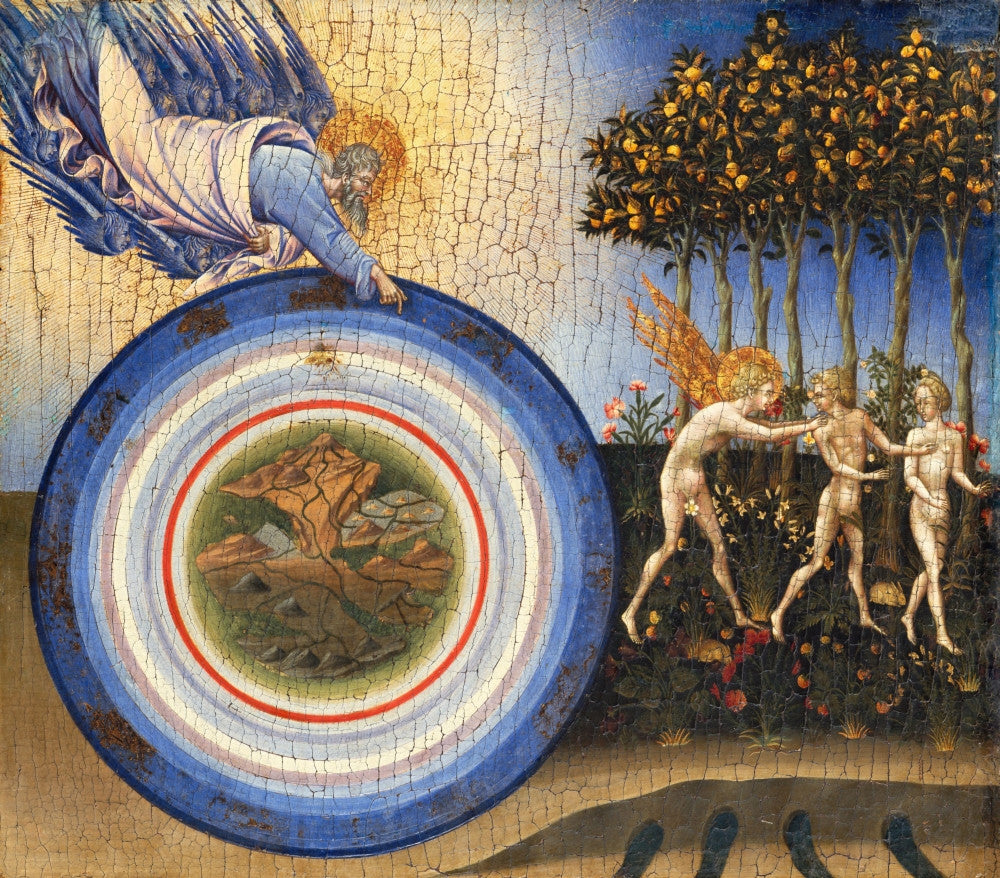 Creation of the World and Expulsion from Paradise Fine Art Print