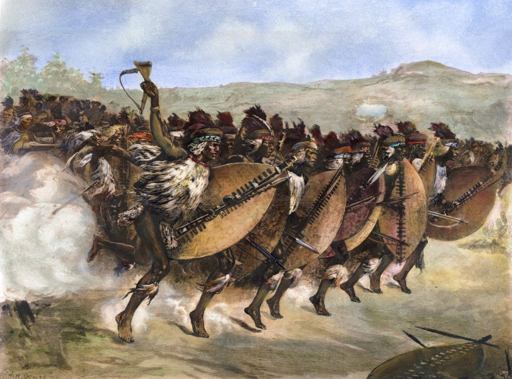 Zulu War 1879 Wood Engraving Print | Posterazzi