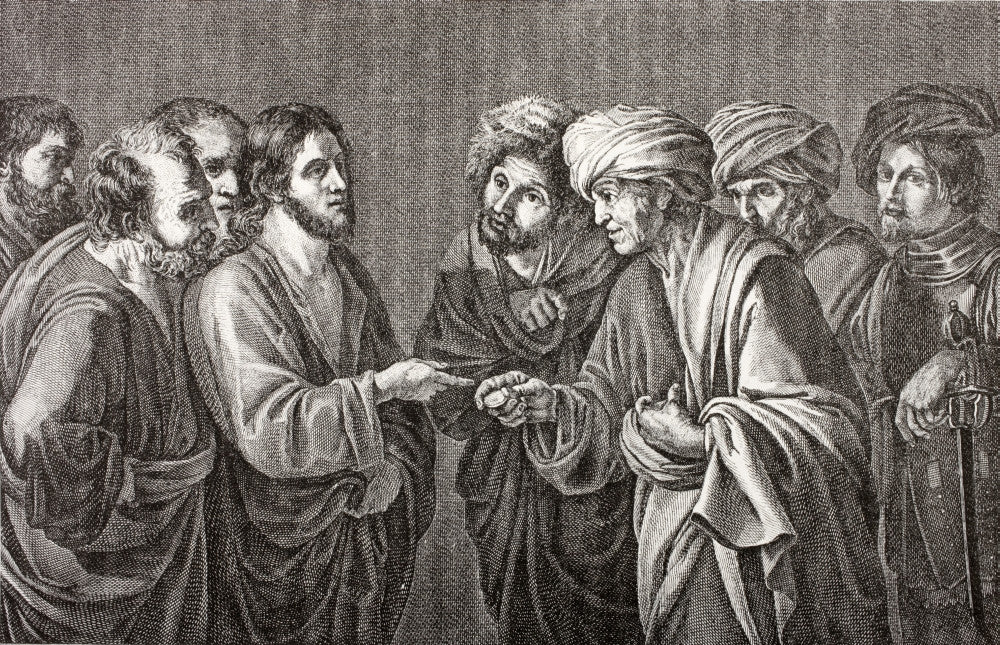 Render to Caesar Fine Art Print by Bartolomeo Manfredi