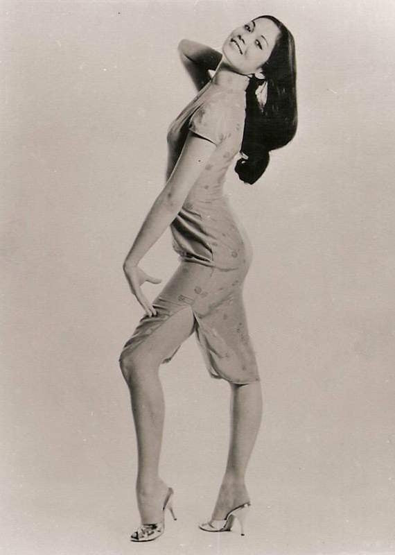 Nancy Kwan Posed in Dress Photo Print - Multiple Sizes Available