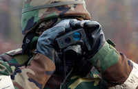 Irman Using Range Finder to Determine Unexploded Ordnance Fine Art Print by Stocktrek Images