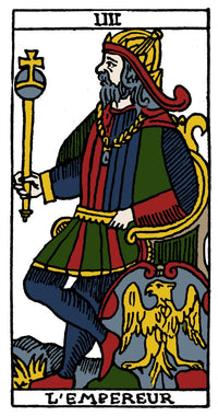 The Emperor Tarot Card Woodcut Print - 16th Century | Posterazzi