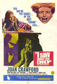I Saw What You Did Movie Poster Print (27x40) - High-Quality Film Art
