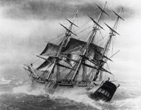 Clipper Ship Fine Art Print by Unknown Artist
