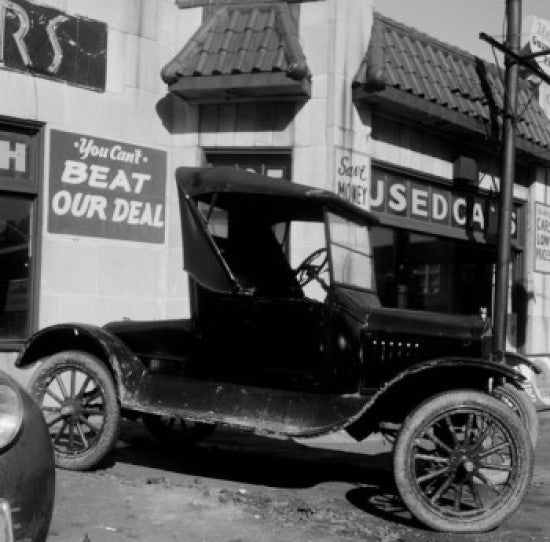 Ford Model T Fine Art Print - Vintage Car Poster