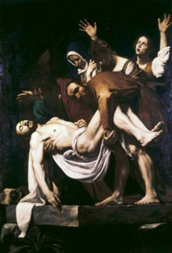 The Deposition Fine Art Print by Caravaggio | Vatican Museums