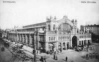 Hala Mirowska Market in Warsaw, C1910 Fine Art Print