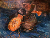 Van Gogh The Shoes Fine Art Print - 1887 Canvas Art