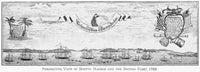 British Landing, 1768 Fine Art Print - Contemporary Line Engraving by Granger Collection