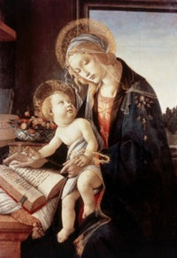 Madonna del Libro Fine Art Print by Sandro Botticelli
