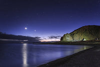 Venus and Jupiter Evening Twilight Fine Art Print by Jeff Dai