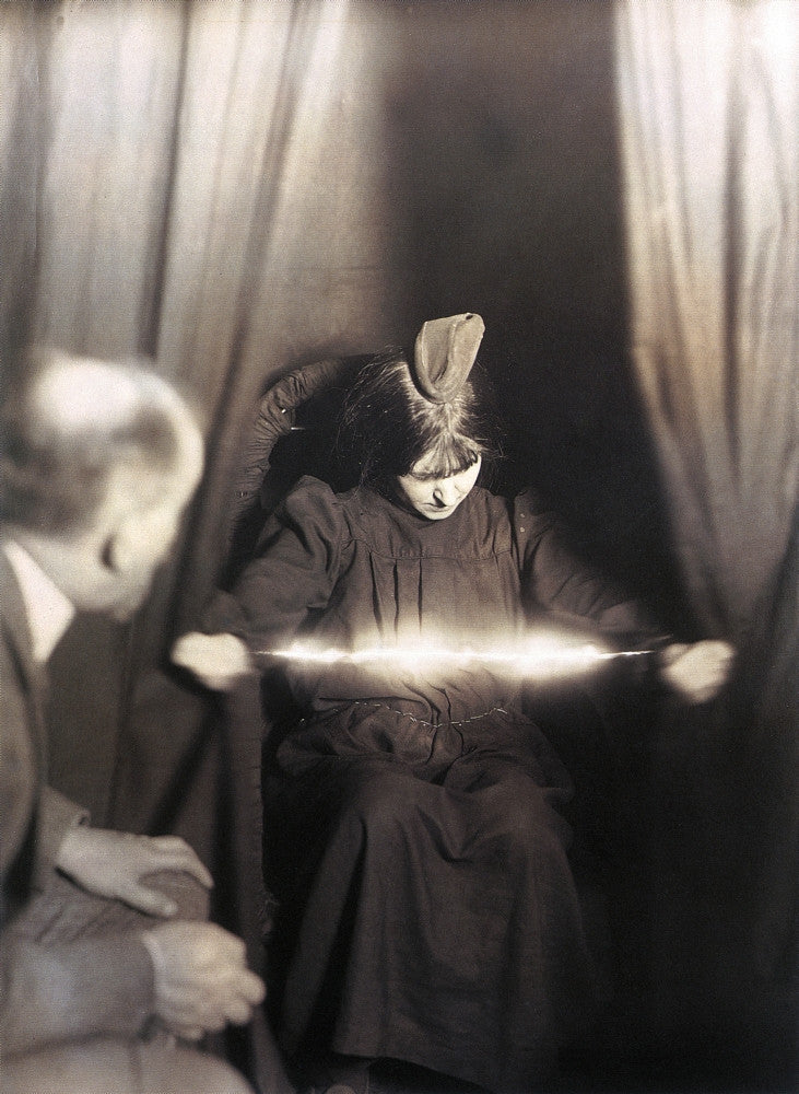 Medium During Séance, 1912 - Fine Art Print by Albert Von Schrenk-Notzing