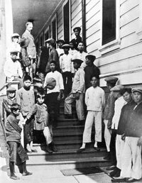 Angel Island Chinese Immigrants Fine Art Print (C1910) by Granger Collection
