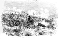 The Battle of Inkerman Etching - Crimean War Art Print by John Short
