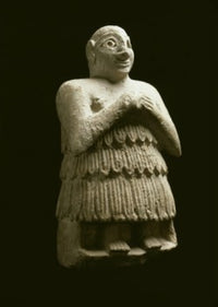 Sumerian Mesopotamian Art Figure Poster Print - Musée du Louvre