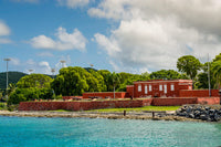 Fort Frederik Museum Historic Site Poster Print by Michael DeFreitas
