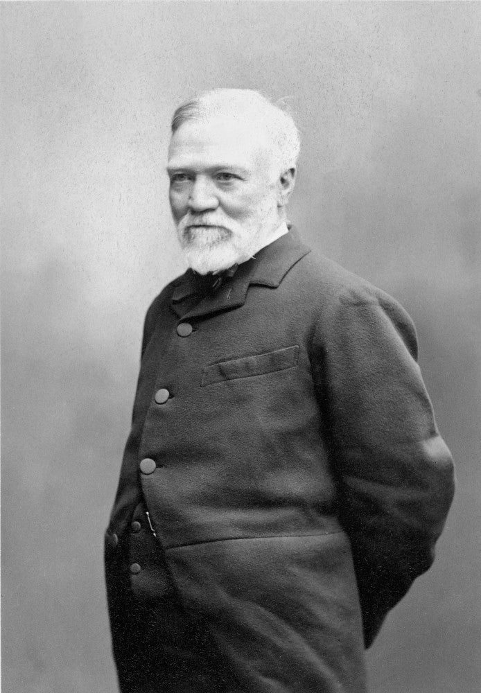 Andrew Carnegie American Industrialist Fine Art Print - 1905 Photo