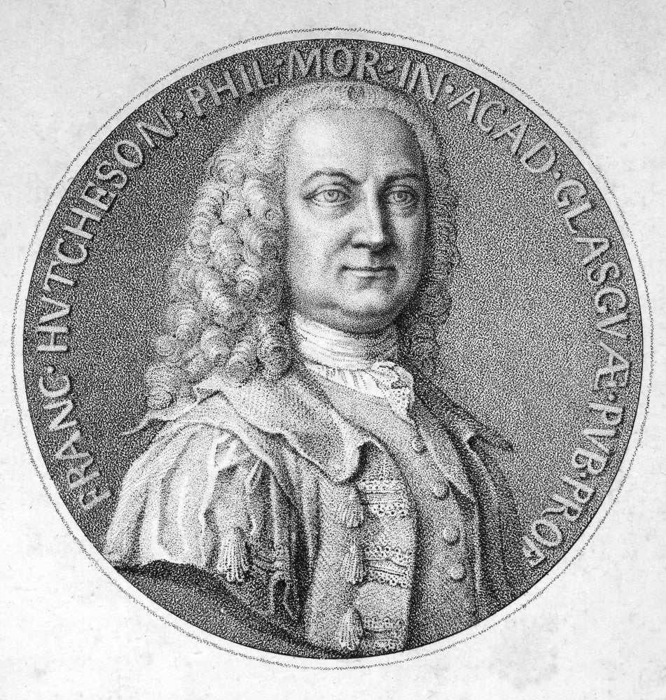 Francis Hutcheson Aquatint Engraving by Francesco Bartolozzi - Fine Art Print