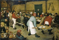 The Peasants' Wedding Fine Art Print by Pieter Bruegel the Elder