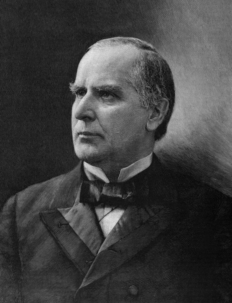 William McKinley Engraving Fine Art Print - 25th President of the USA