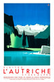 Art Deco Travel Poster 'L'Hiver Autriche' by Hans Wagula