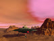 UFO Landing on a Desert Landscape Fine Art Print - Item # VARPSTEDV200035S