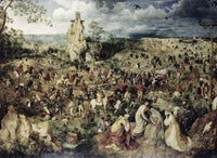 The Procession to Calvary Fine Art Print by Pieter Bruegel the Elder