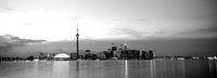 Buildings at the Waterfront with CN Tower - Toronto Poster Print