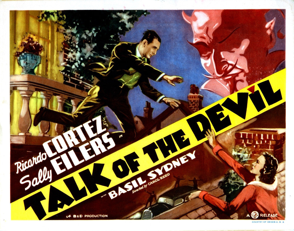 Talk Of The Devil 1936 Movie Poster Masterprint