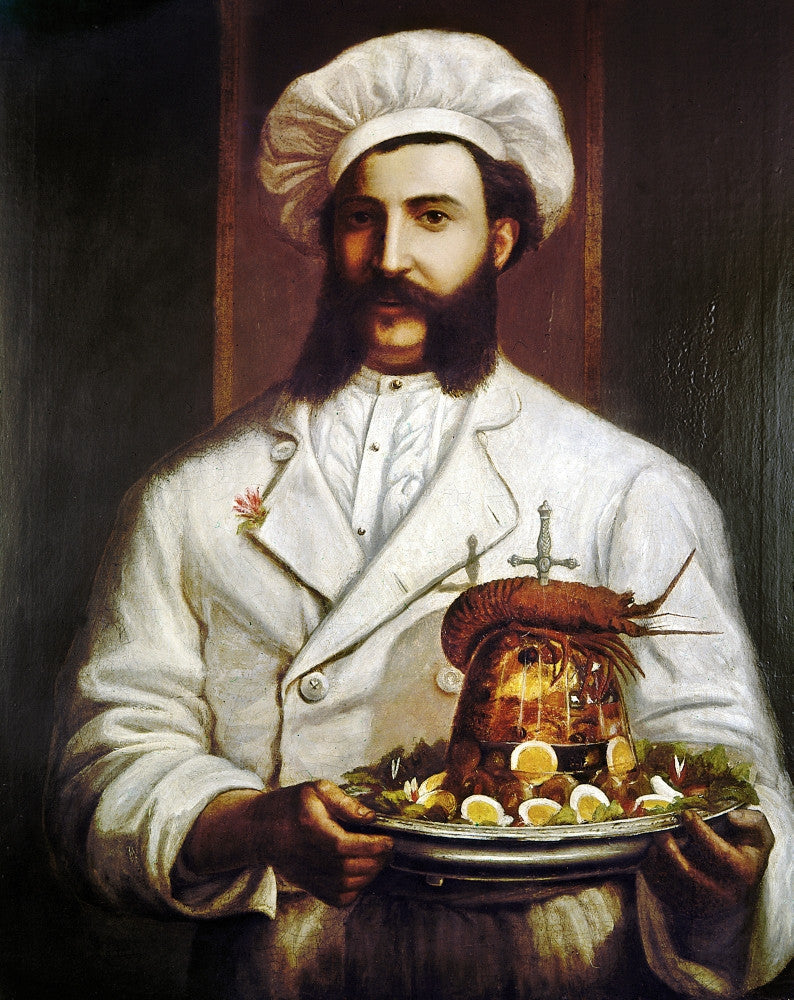 Palace Hotel Chef Fine Art Print by Joseph Harrington, 1874