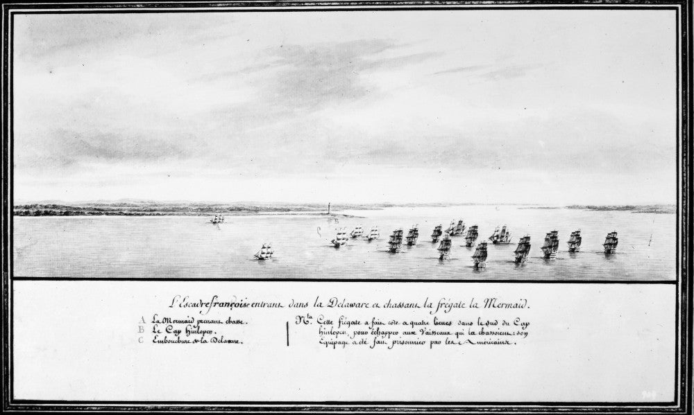 French Squadron Fine Art Print by Pierre Ozanne | Granger Collection