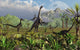 Velociraptor Dinosaurs Attack Camarasaurus Fine Art Print