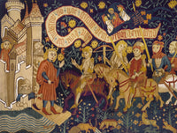 Joan of Arc at Chinon - 15th Century Tapestry Print by Granger Collection