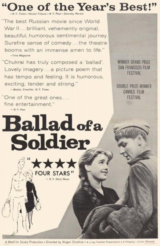 Ballad of a Soldier Movie Poster - 11 x 17 Print