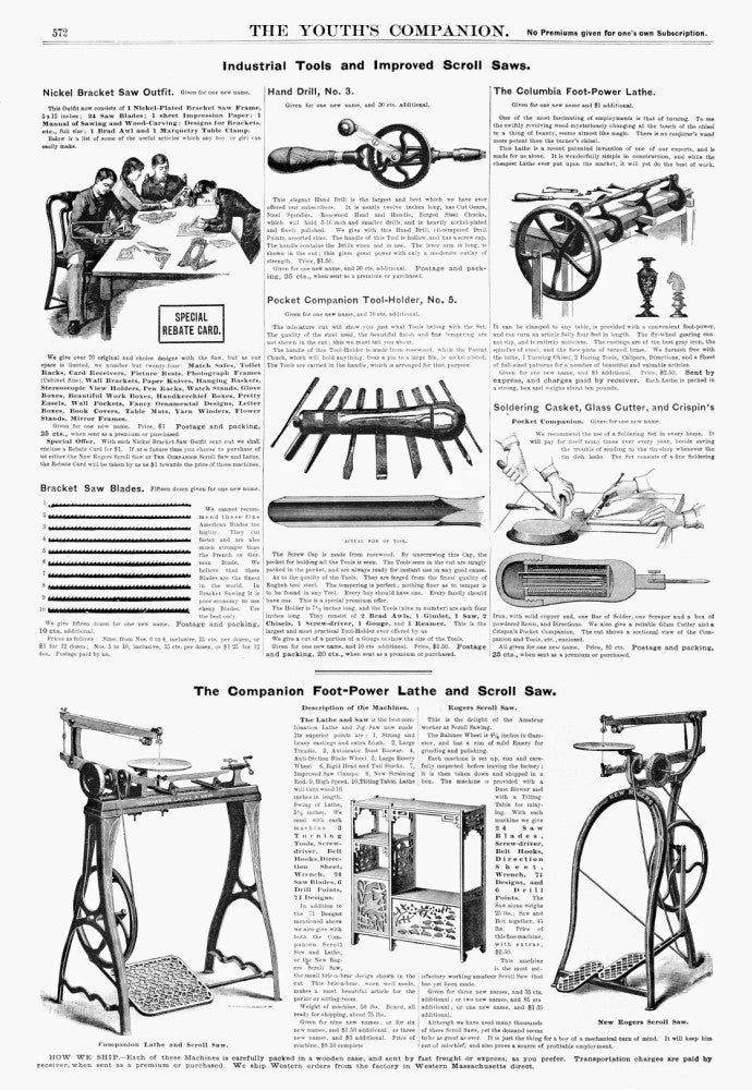 Ad: Tools, 1890 - American Industrial Tools Magazine Advertisement Poster Print by Granger Collection