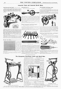 Ad: Tools, 1890 - American Industrial Tools Magazine Advertisement Poster Print by Granger Collection