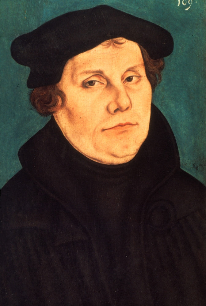 Martin Luther Fine Art Print by Lucas Cranach the Elder