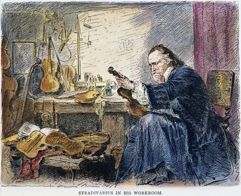 Antonio Stradivari Fine Art Print - Violin Maker in Cremona