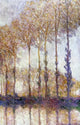 Claude Monet Poplars Fine Art Print - Title Unknown