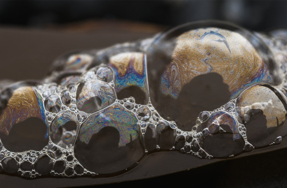 Sea Foam Colorful Patterns Fine Art Print by Robert L. Potts