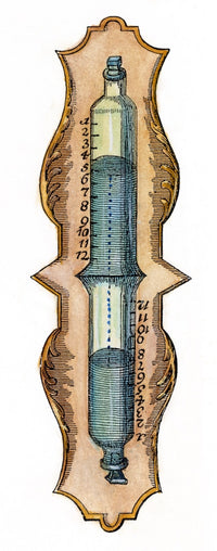 18th Century French Water Clock - Fine Art Print by Granger Collection