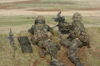 British Army Soldiers Sustained Fire Training Poster Print