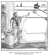 Coolidge Cartoon of President Calvin Coolidge by Rollin Kirby - Fine Art Print