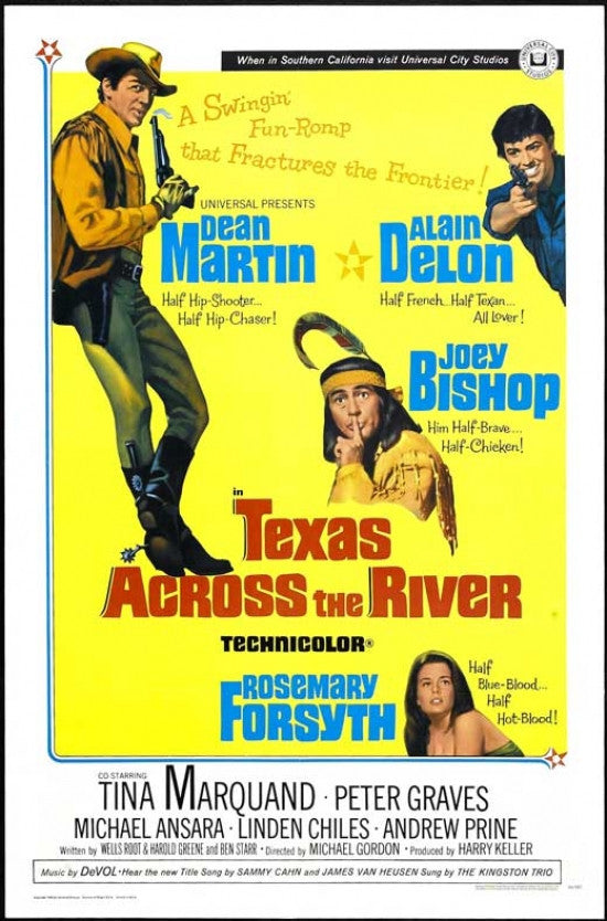 Texas Across the River Movie Poster Print (27x40)