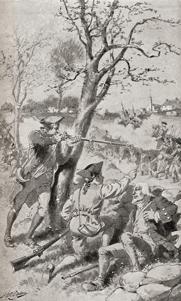 The British Retreat to Boston in 1775 - Fine Art Print by Ken Welsh