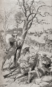 The British Retreat to Boston in 1775 - Fine Art Print by Ken Welsh