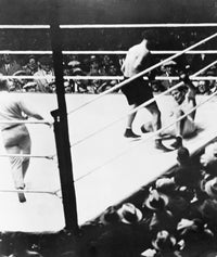 Jack Dempsey vs. Gene Tunney Championship Bout Poster Print