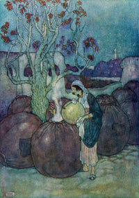 Morgiana Illustration Fine Art Print by Edmund Dulac | Poster Print